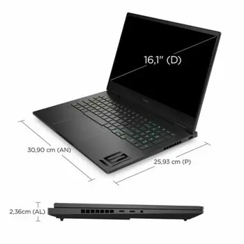 Laptop HP A30YVEA 17" 32 GB RAM 1 TB SSD AMD Ryzen 7 8845HS Nvidia Geforce RTX 4070
