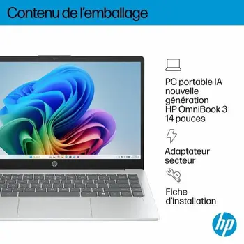 Laptop HP Omnibook 3 14-ha0015nf 14'' Ryzen 5 3450U 16 GB RAM 512 GB SSD