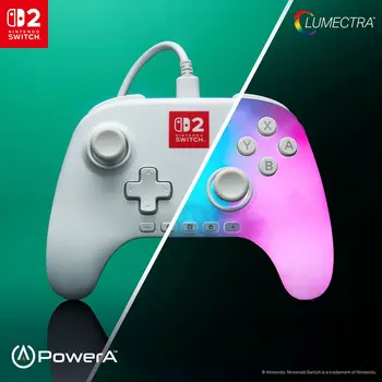 Pro Controller for Nintendo Switch + USB Cable Powera NSGP0524-01 White