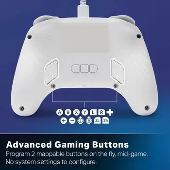 Pro Controller for Nintendo Switch + USB Cable Powera NSGP0524-01 White