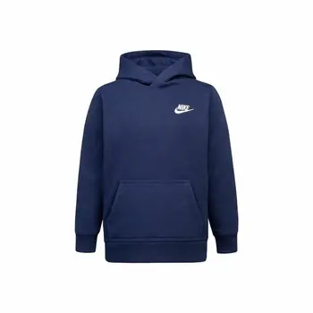 Children’s Hoodie Nike Club Fleece Blue Navy Blue