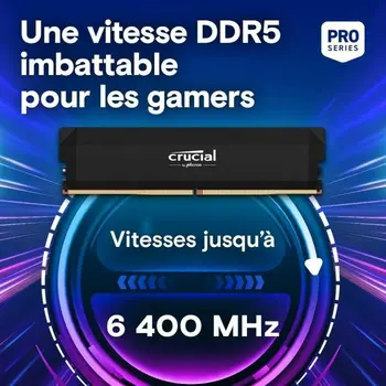 RAM Memory Crucial 32 GB DDR5 6400 MHz