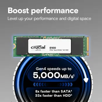 Hard Drive Crucial CT2000E100SSD8 2 TB SSD