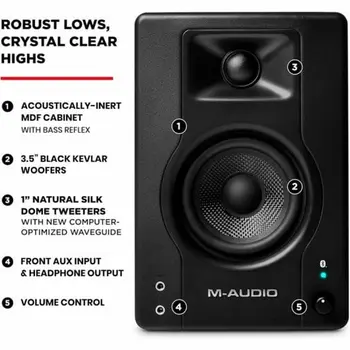 Cushions M-Audio BX3 PAIRBT