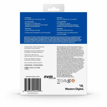 Hard Drive Western Digital SN580 TLC 2 TB SSD