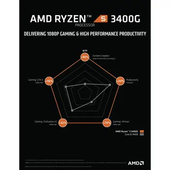 Processor AMD 3400G AMD AM4