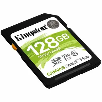 SDXC Memory Card Kingston CANVAS Select Plus 128 GB