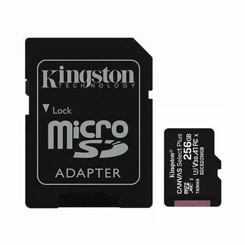 Micro SD Memory Card with Adaptor Kingston SDCS2/256GB 256 GB