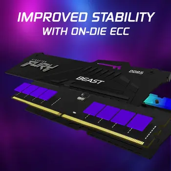 RAM Memory Kingston Beast RGB 32 GB DDR5 SDRAM DDR5 5600 MHz