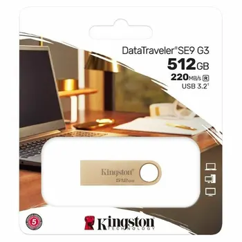 USB stick Kingston DataTraveler SE9 G3 512 GB Golden