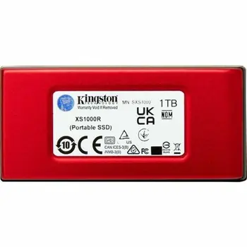 External Hard Drive Kingston SXS1000R/1000G Red 1 TB SSD