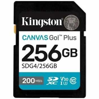 Micro SD Memory Card with Adaptor Kingston SDG4/256GB 256 GB
