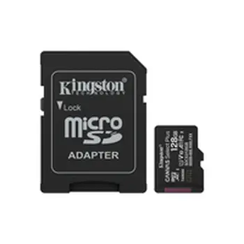 Micro SD Memory Card with Adaptor Kingston SDCS3/128GB 128 GB