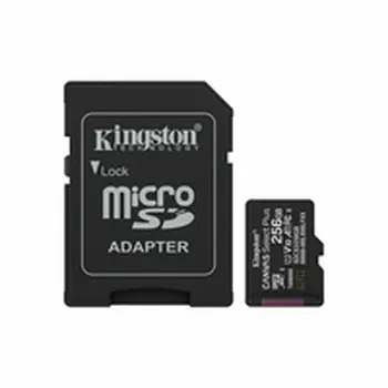 Micro SD Memory Card with Adaptor Kingston SDCS3/256GB 256 GB