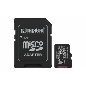 Micro SD Memory Card with Adaptor Kingston SDCS3/256GB 256 GB