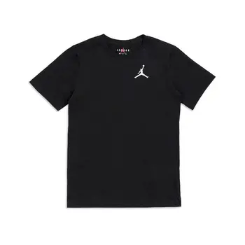 Child's Short Sleeve T-Shirt Jordan JDB JUMPMAN AIR EMB 95A873 023 Black