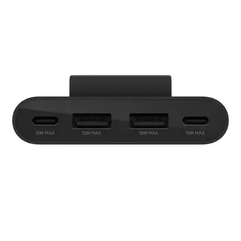 USB Hub Belkin BUZ001BT2MBKB7 Black (1 Unit)