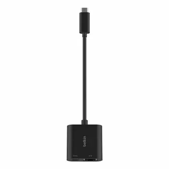 USB Cable Belkin INC019BTBK Black 100 W