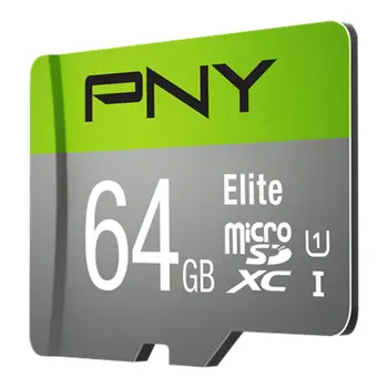 Micro SD Memory Card with Adaptor PNY P-SDUX64U185GW-GE 64 GB
