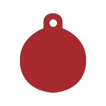 Identification plate Imarc Circle Red