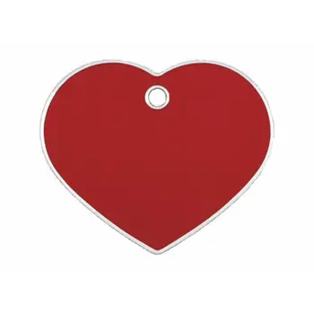 Identification plate Imarc Heart Red