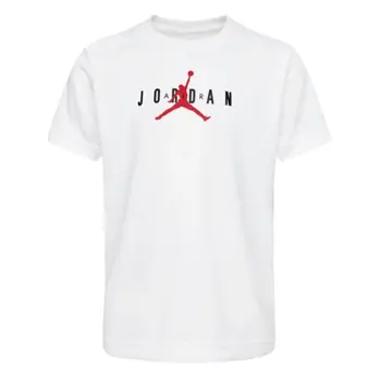 Child's Short Sleeve T-Shirt Jordan JUMPMAN SUSTAINABLE GRAPHI 85B922 001 White