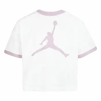Child's Short Sleeve T-Shirt Nike Essentials White