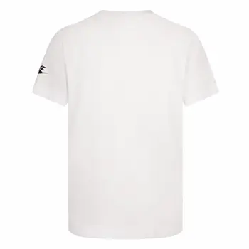 Child's Short Sleeve T-Shirt Nike Sport Splash  White