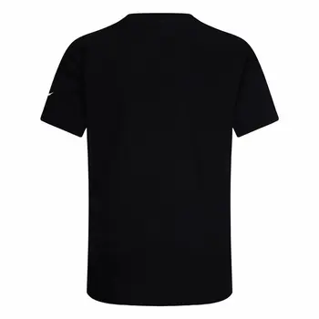 Child's Short Sleeve T-Shirt Nike Sport Splash  Black