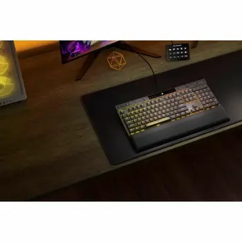 Bluetooth Keyboard Corsair K70 MAX RGB Black Grey French AZERTY