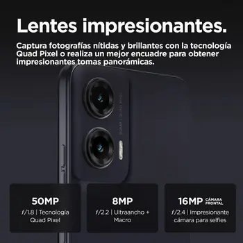 Smartphone Motorola PB3K0023ES 6,72" Unisoc 8 GB RAM 256 GB Black