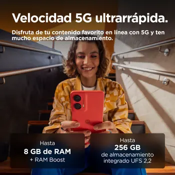 Smartphone Motorola PB3K0024ES 8 GB RAM 256 GB Red 6,72" Unisoc