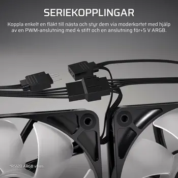 Box Ventilator Corsair 540141 Ø 12 cm (3 Units)