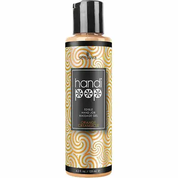 All Over Lubricating Massage Gel Handipop Sensuva  Orange Creamsicle 125 ml