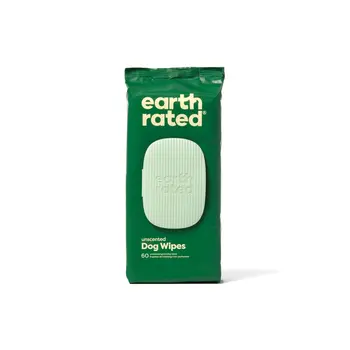 Wet Wipes for Pets Earth Rated Perfume free (60 Pieces)