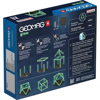 Playset Geomag Glow Recycled 25 Pieces