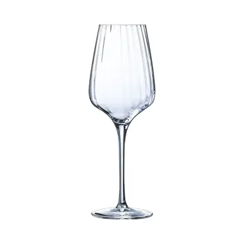 Wine glass set Chef & Sommelier Symetrie Transparent Glass 350 ml Wine 6 Units