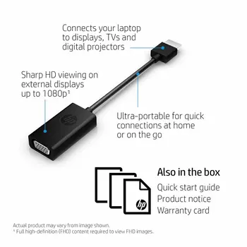 HDMI Cable HP H4F02AA#AC3 Black