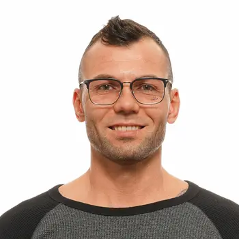 Men' Spectacle frame Omega OM5026-55020 Grey Ø 55 mm