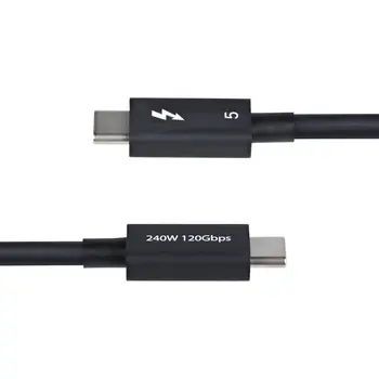 Power Cord Startech TBLT5MM1M240W Black 1 m