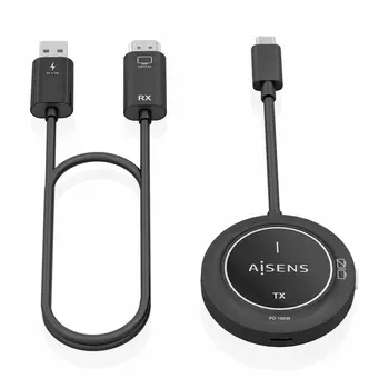 HDMI Cable Aisens ASWL-H2KC30M004-BK Black