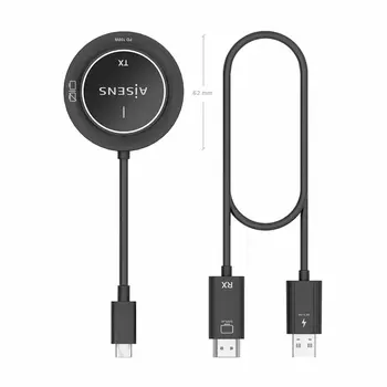 HDMI Cable Aisens ASWL-H2KC30M004-BK Black