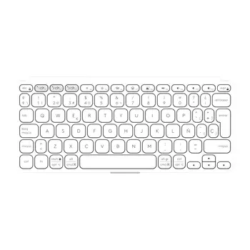 Keyboard Logitech 920-012974 White Grey QWERTY