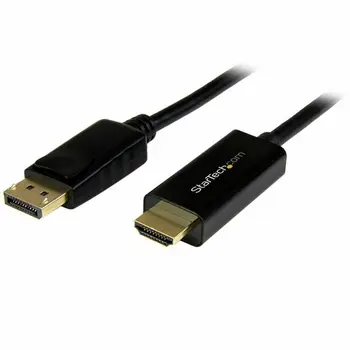 DisplayPort to HDMI Adapter Startech DP2HDMM1MB 1 m Black