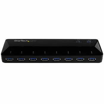 USB Hub Startech ST103008U2C USB 3.0 x 10 Black