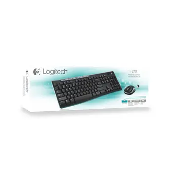 Keyboard and Wireless Mouse Logitech MK270 Azerty French