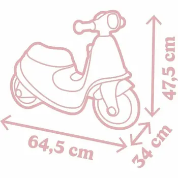 Tricycle Smoby scooter Pink