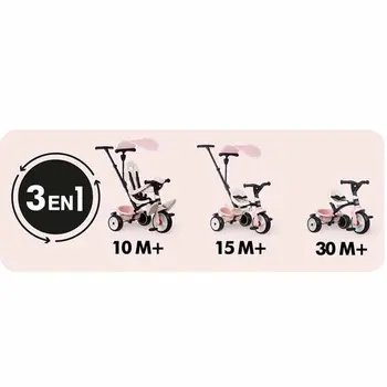 Tricycle Smoby Metallic