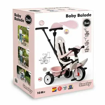 Tricycle Smoby Metallic