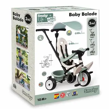 Tricycle Smoby Metallic